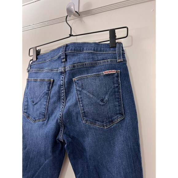 Hudson Women's Krista Crop Skinny Jeans Dark Wash Size 27 - Picture 3 of 11
